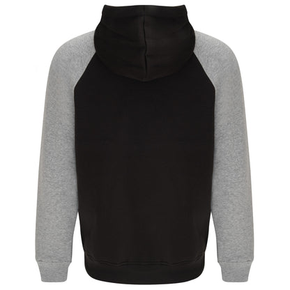SUDADERA BICOLOR CON CAPUCHA BADET