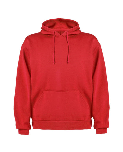 Sudadera con capucha color 60 rojo