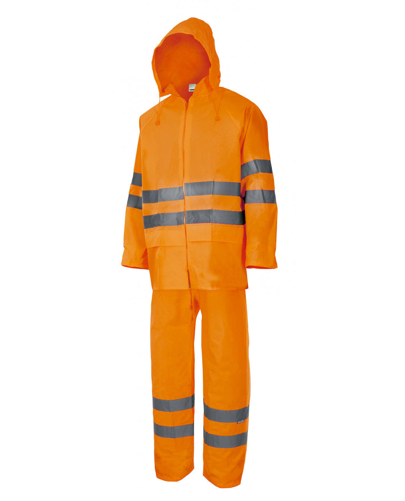 Traje de lluvia 189 naranja flúor